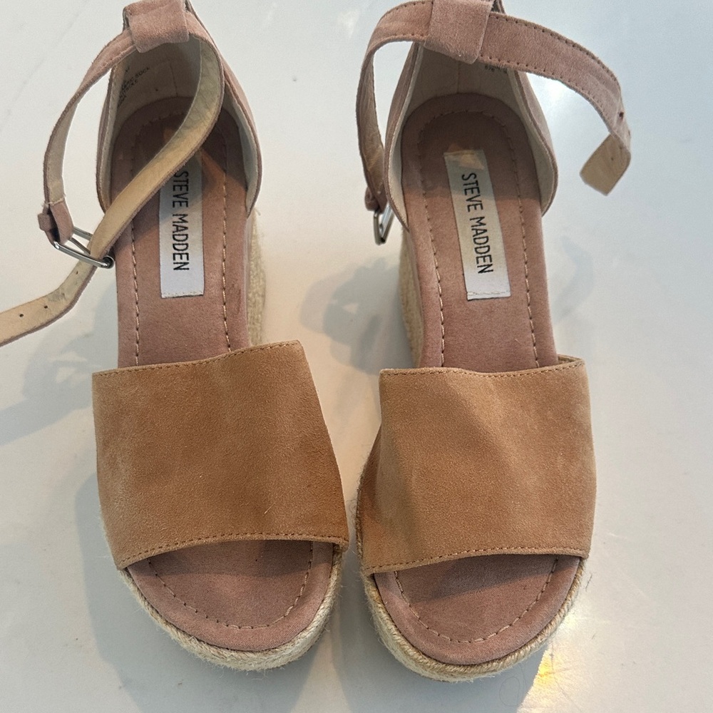 Steve Madden Women's Brown Espadrille Wedges